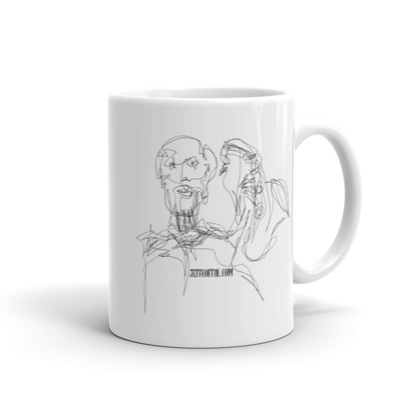 Mug Line Drawing at PaintingValley.com | Explore collection of Mug Line ...