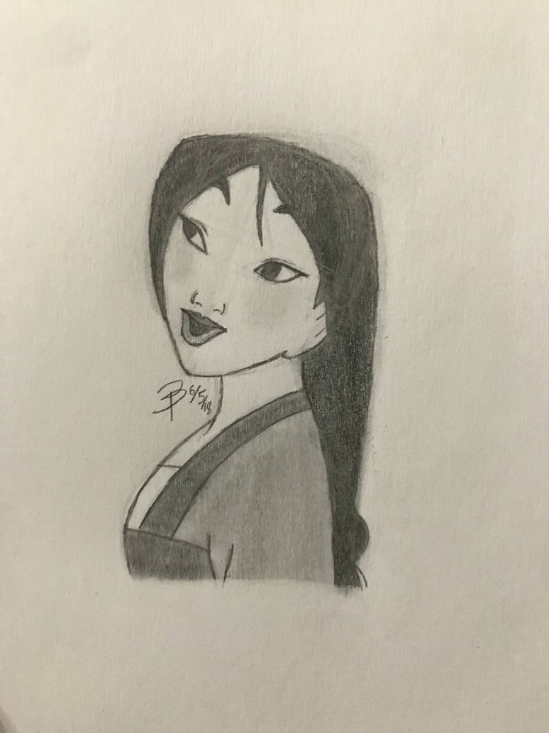 774x1033 Mulan Drawing - Mulan Drawing