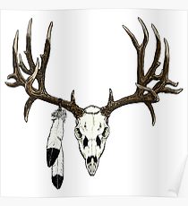 210x230 mule deer drawing posters redbubble - Mule Deer Drawing