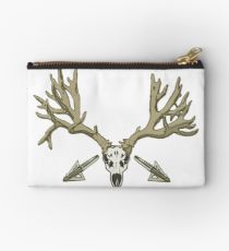 210x230 mule deer skull drawing studio pouches redbubble - Mule Deer Skull Drawing
