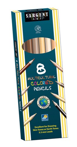 263x500 Multicultural Coloured Pencils - Multicultural Drawing