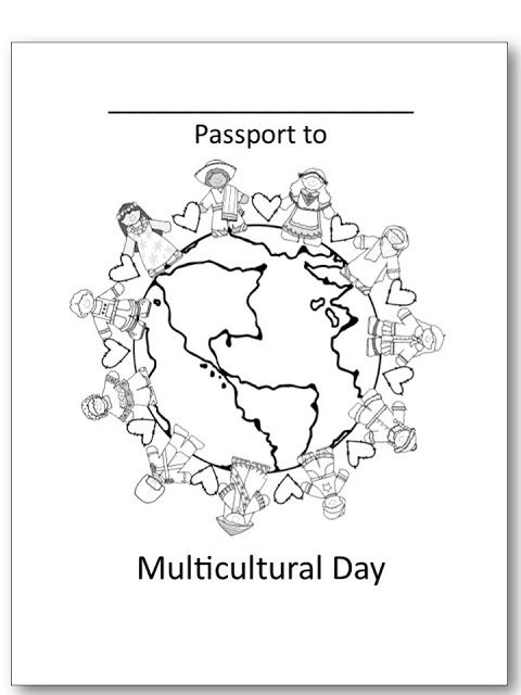 480x640 Passport Drawing Classroom For Free Download - Multicultural Drawing