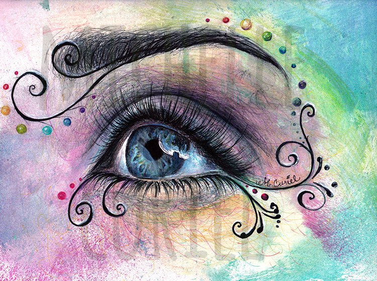 750x559 multimedia drawing print wishes signed - Multimedia Drawing