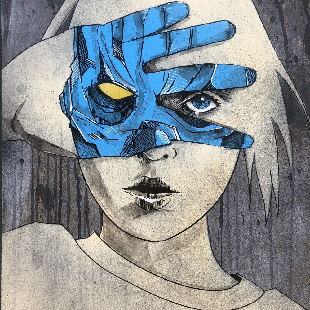 1000x1000 protection multimedia wooden panel canvas - Multimedia Drawing