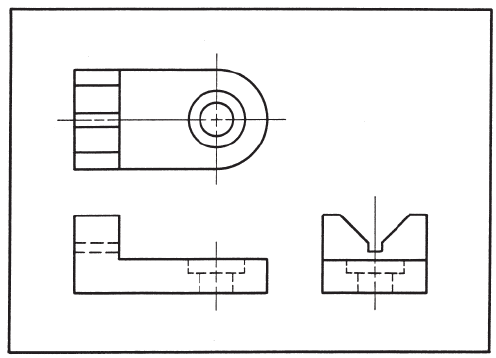 496x358 orthographic multiview drawing download scientific diagram - Multiview Drawing