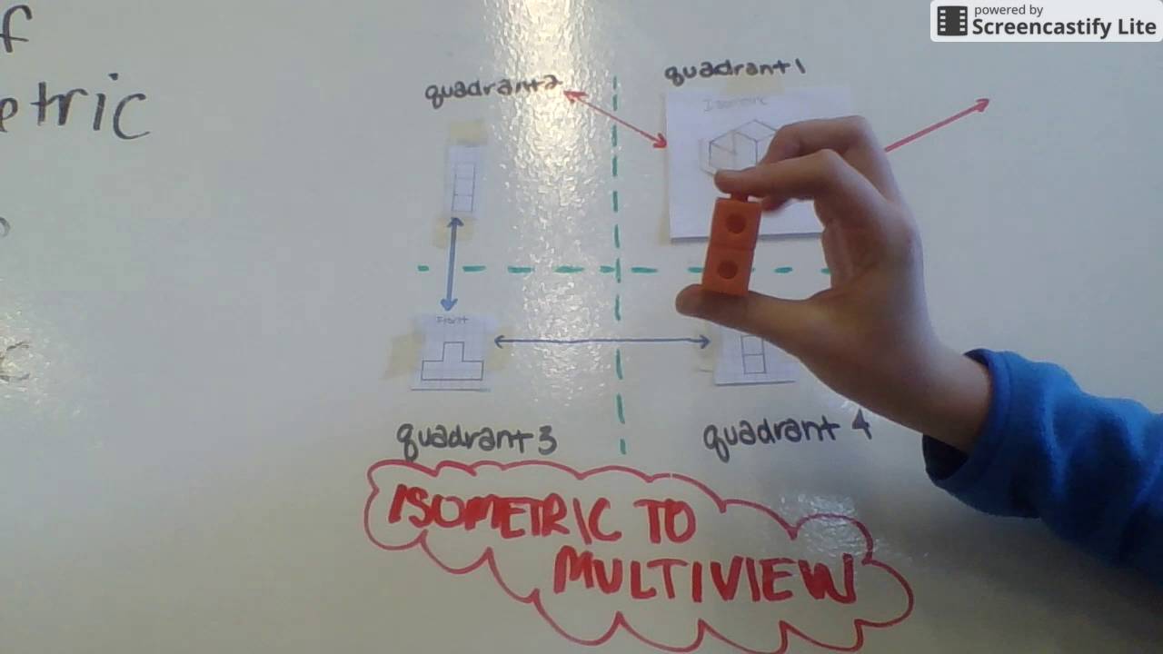 1280x720 isometric to multiview drawing - Multiview Drawing Worksheets