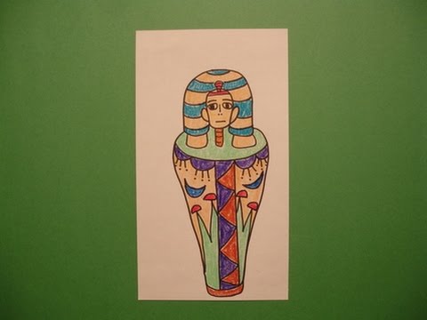 480x360 let's draw a mummy case! - Mummy Drawing