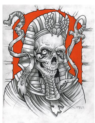 375x485 mummy drawing - Mummy Drawing