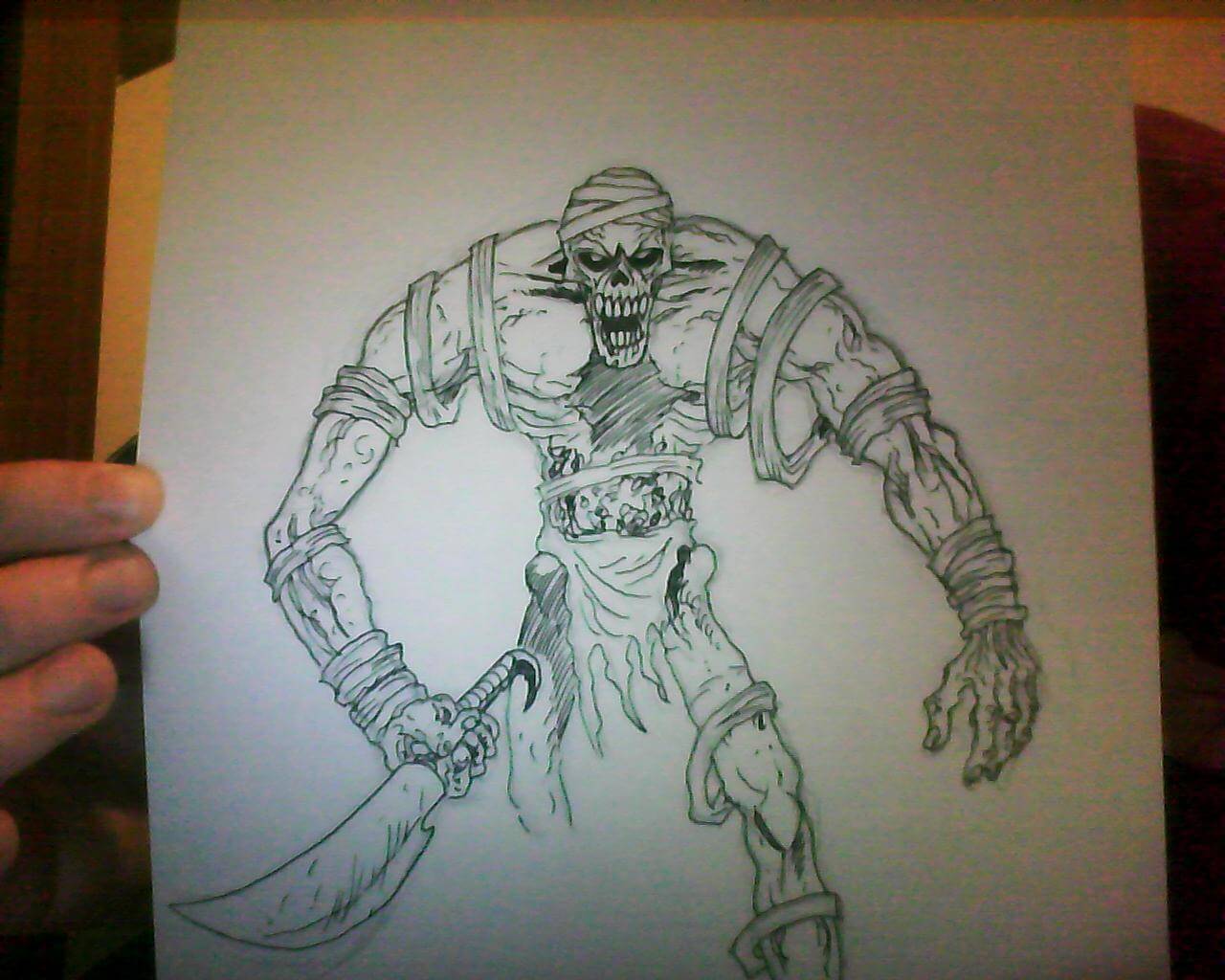 1280x1024 draw an egyptian mummy - Mummy Drawing