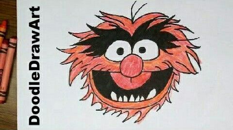 480x269 draw animal the muppets animal drawings, cartoon drawings - Muppets Animal Drawing