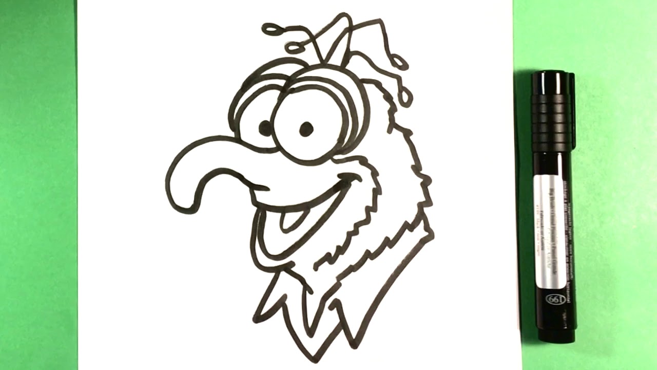 1280x720 how to draw muppets - Muppets Animal Drawing