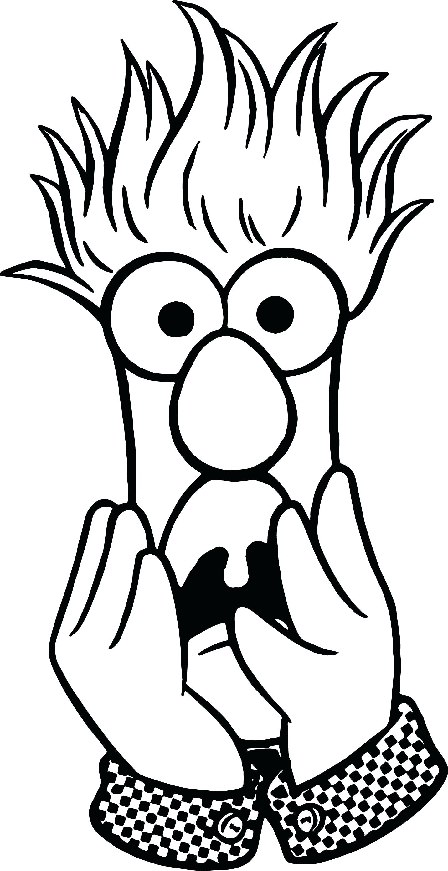 1431x2780 index coloring pages the muppets muppet babies printable - Muppets Animal Drawing