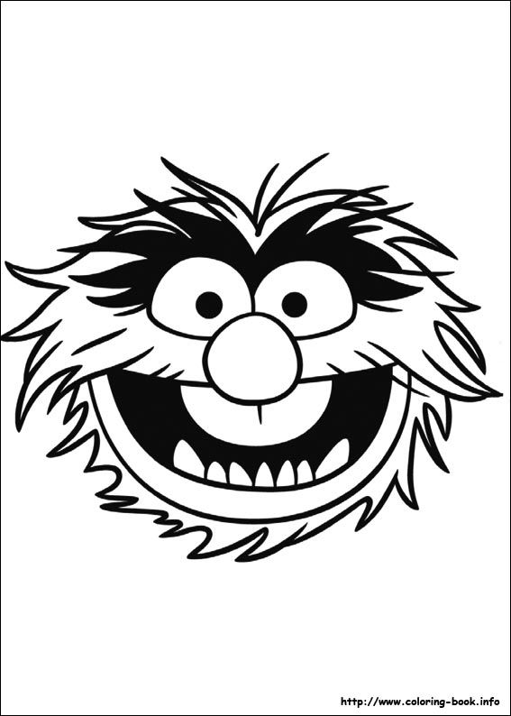 567x794 theretroinc on etsy muppets! animal muppet, coloring pages - Muppets Animal Drawing