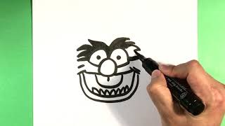 320x180 watch how to draw animal from the muppets lessons and draw - Muppets Animal Drawing