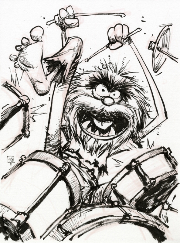 593x800 huge collection of 'muppets animal drawing' download more than - Muppets Drawing