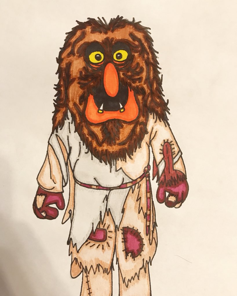 818x1024 ty poulson disney imagineer on twitter and he's still trying - Muppets Drawing