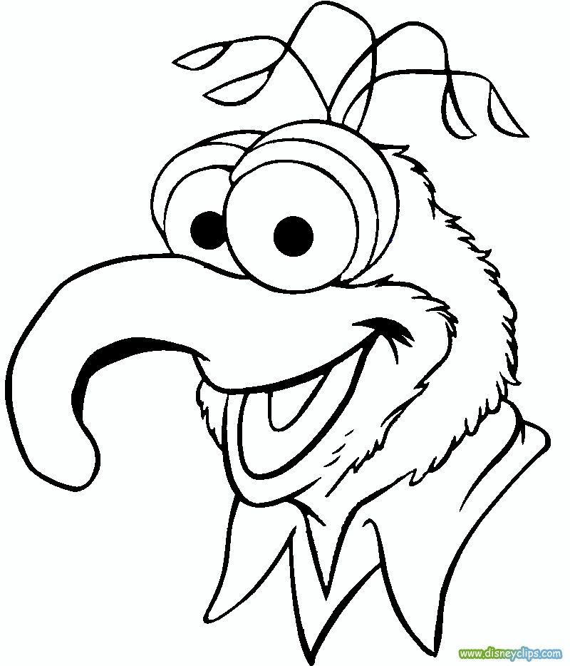 800x934 draw gonzo the muppets coloring pages, muppet babies, baby - Muppets Drawing