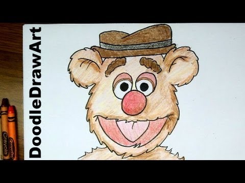 480x360 drawing how to draw fozzy bear from the muppet show - Muppets Drawing