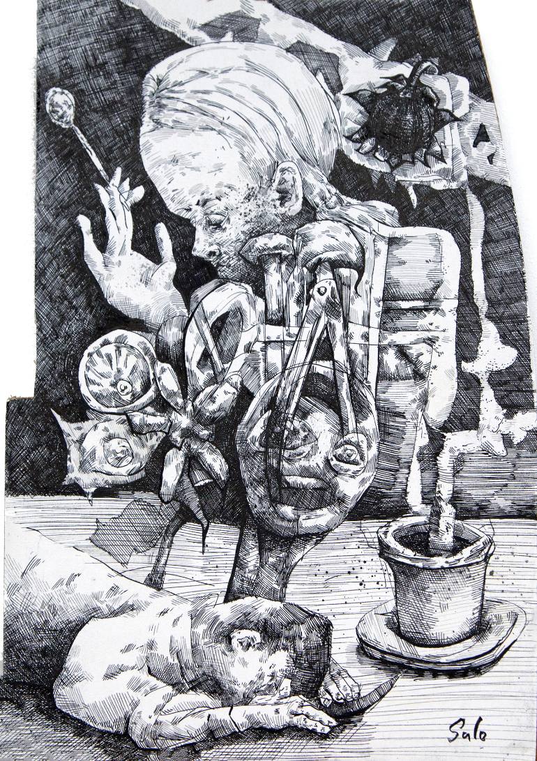 770x1091 murder drawing - Murder Drawing