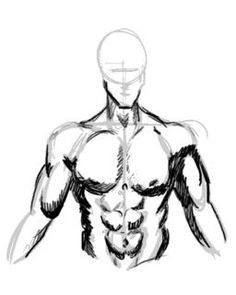 236x295 Best Male Figure Drawing Images Drawing Ideas, Drawing - Muscle Guy Drawing