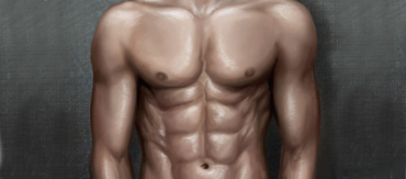 370x163 drawing a muscular man in photoshop - Muscular Man Drawing