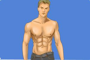 300x200 How To Draw Muscle Man - Muscular Man Drawing