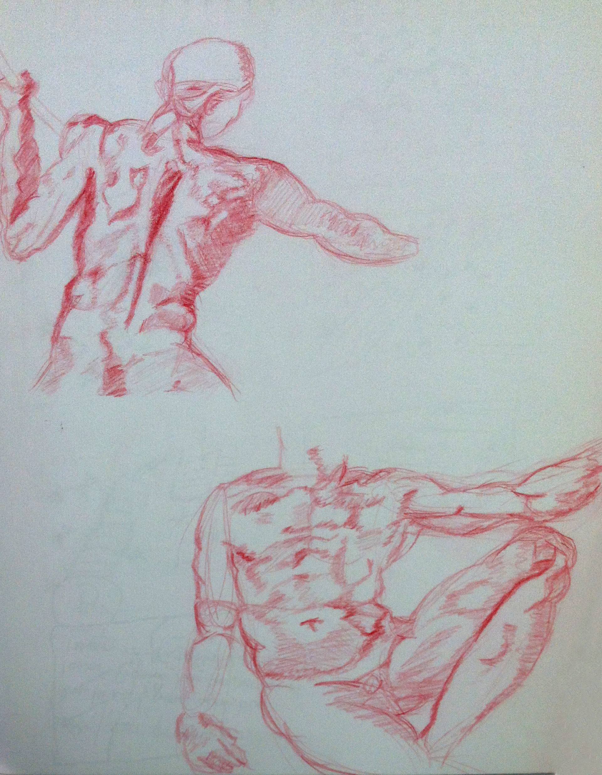 1920x2471 muscular man drawing - Muscular Man Drawing