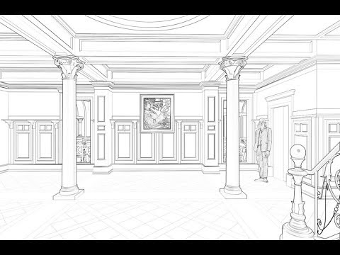 480x360 how to draw a museum - Museum Drawing