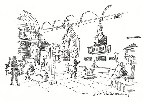 600x424 drawing shakespeare - Museum Drawing