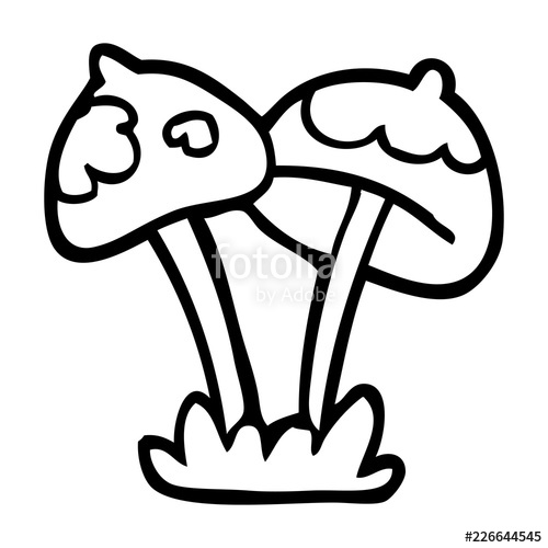 20+ Latest Line Drawing Of Mushroom | The Quiet Country House