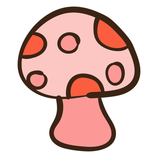 512x512 mushroom cartoon kawaii pink drawing cute garden freeto - Mushroom Cartoon Drawing