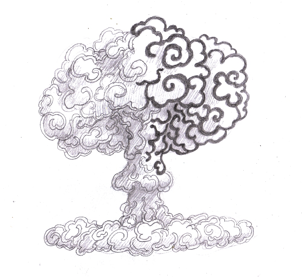 Mushroom Cloud Drawing - All Mushroom Info