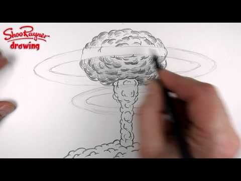480x360 How To Draw A Nuclear Explosion - Mushroom Cloud Drawing