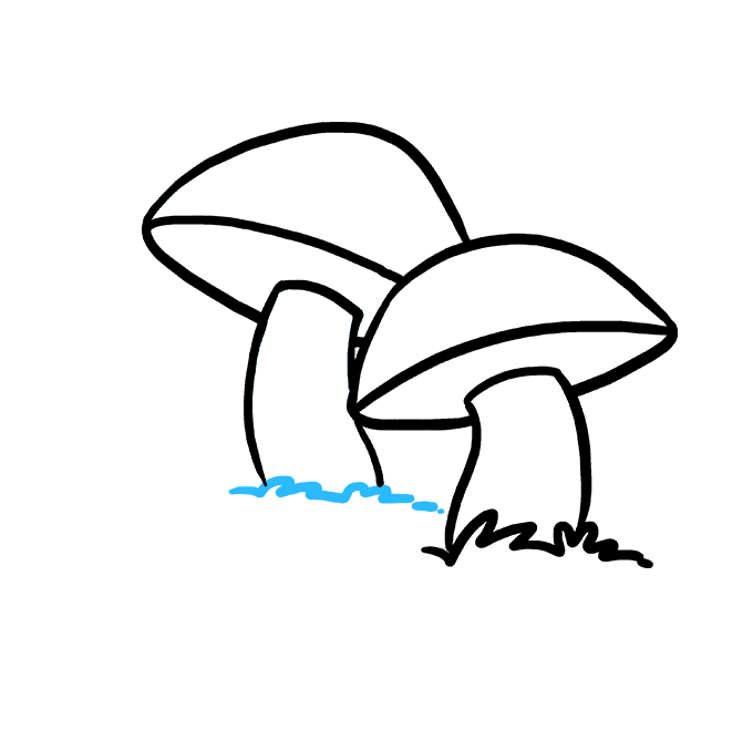 680x678 How To Draw A Mushroom - Mushroom Drawing
