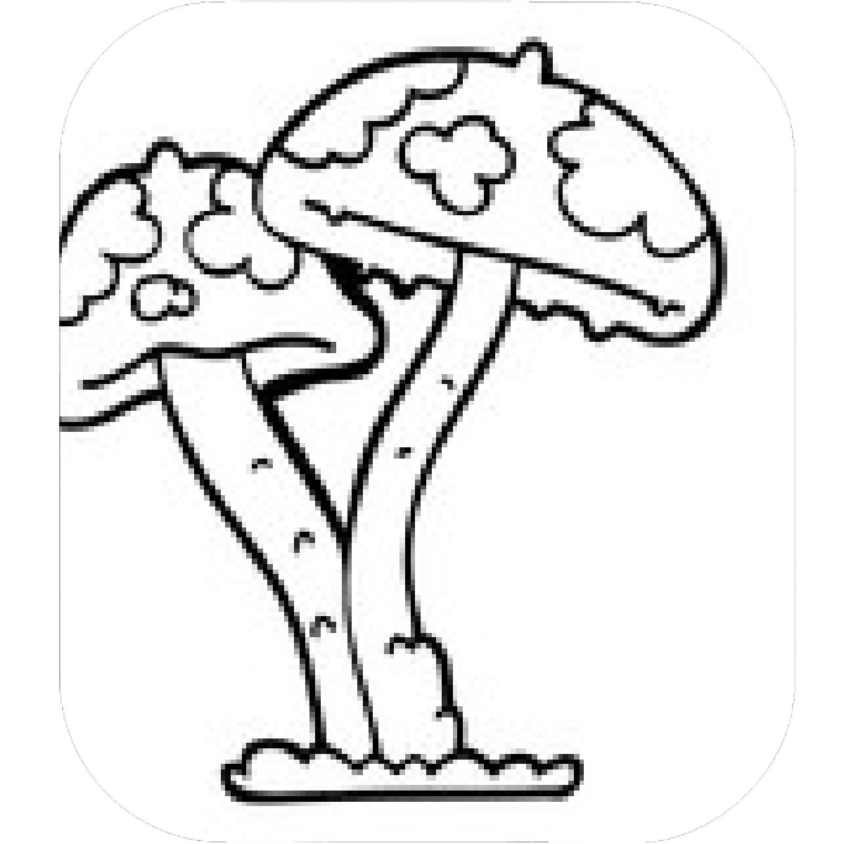 1200x1200 Designs Mein Mousepad Design Mousepad Selbst Designen - Mushroom Line Drawing