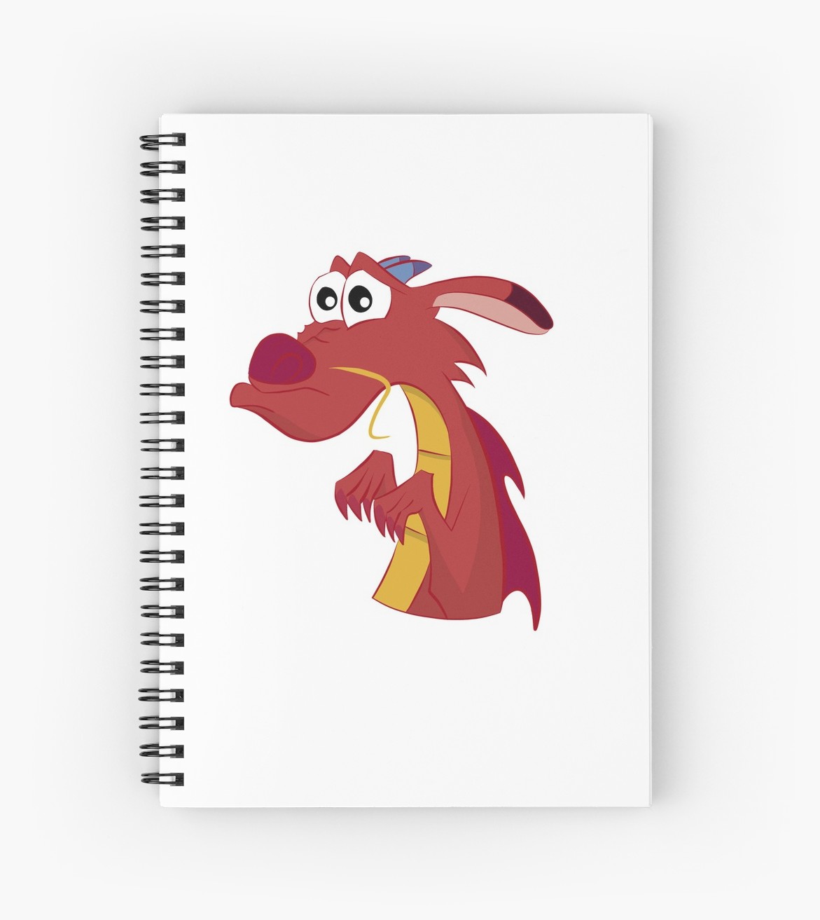 1171x1313 Mushu Spiral Notebooks - Mushu Drawing