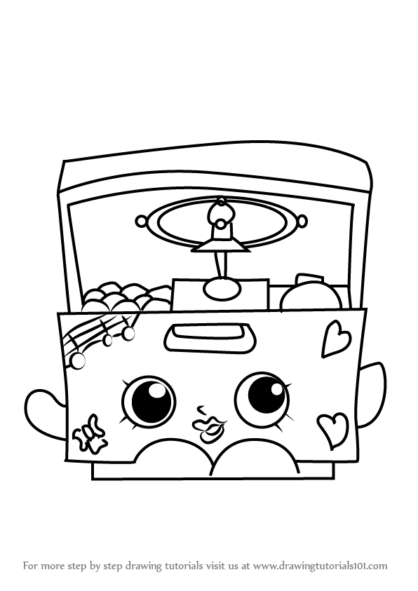 596x843 learn how to draw music box from shopkins - Music Box Drawing
