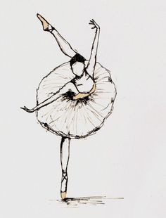 236x310 music box ballerina drawing - Music Box Drawing