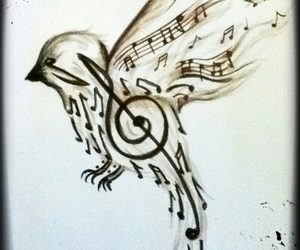 300x250 music note bird uploaded - Music Note Bird Drawing