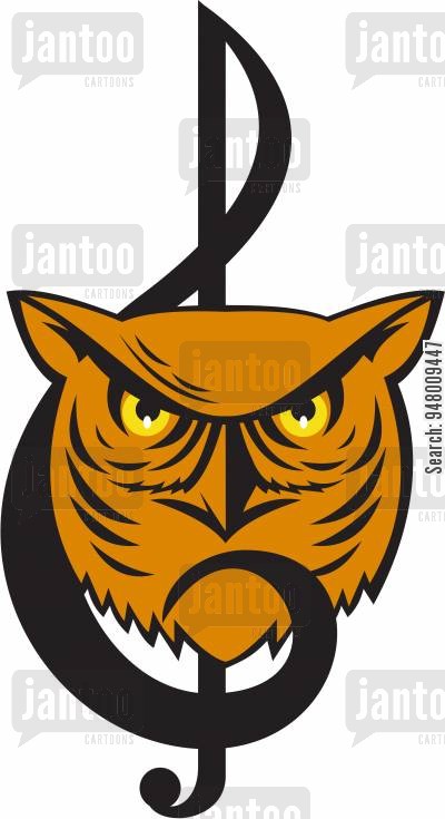 400x735 musical note cartoons - Music Note Bird Drawing