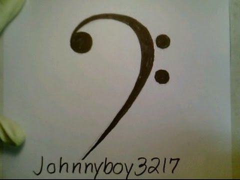 480x360 how to draw a music note symbol sign easy tattoo como dibujar una - Music Note Symbol Drawing