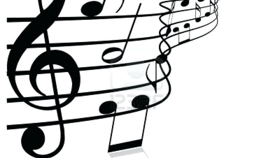 Music Notes Line Drawing