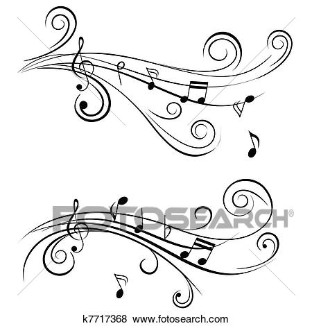 450x470 huge collection of 'musical notes drawing' download more than - Music Notes Line Drawing