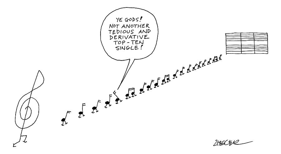 900x496 a line of musical notes are seen marching drawing - Music Notes Line Drawing