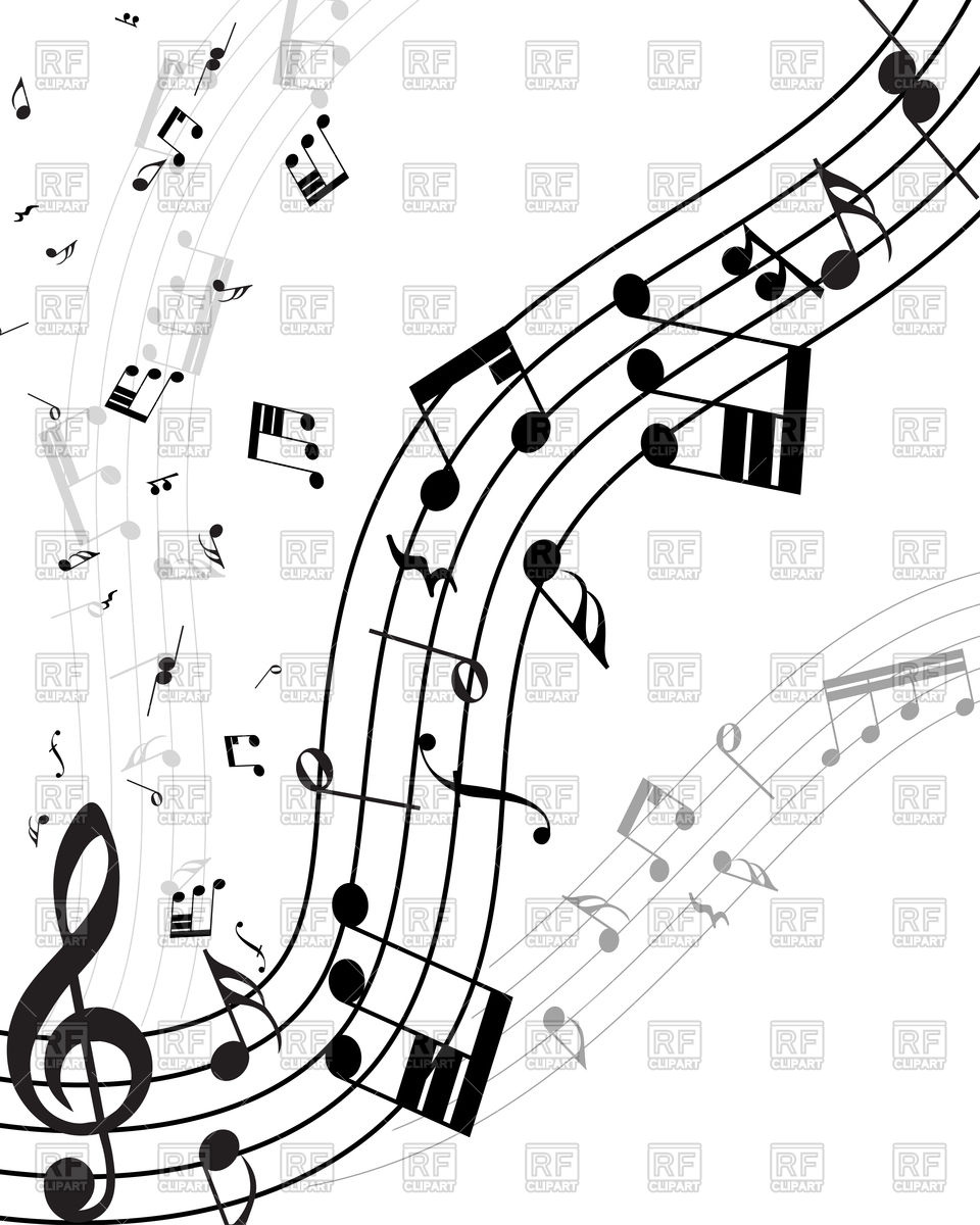 960x1200 musical note staff with lines vector image of backgrounds - Music Staff Drawing