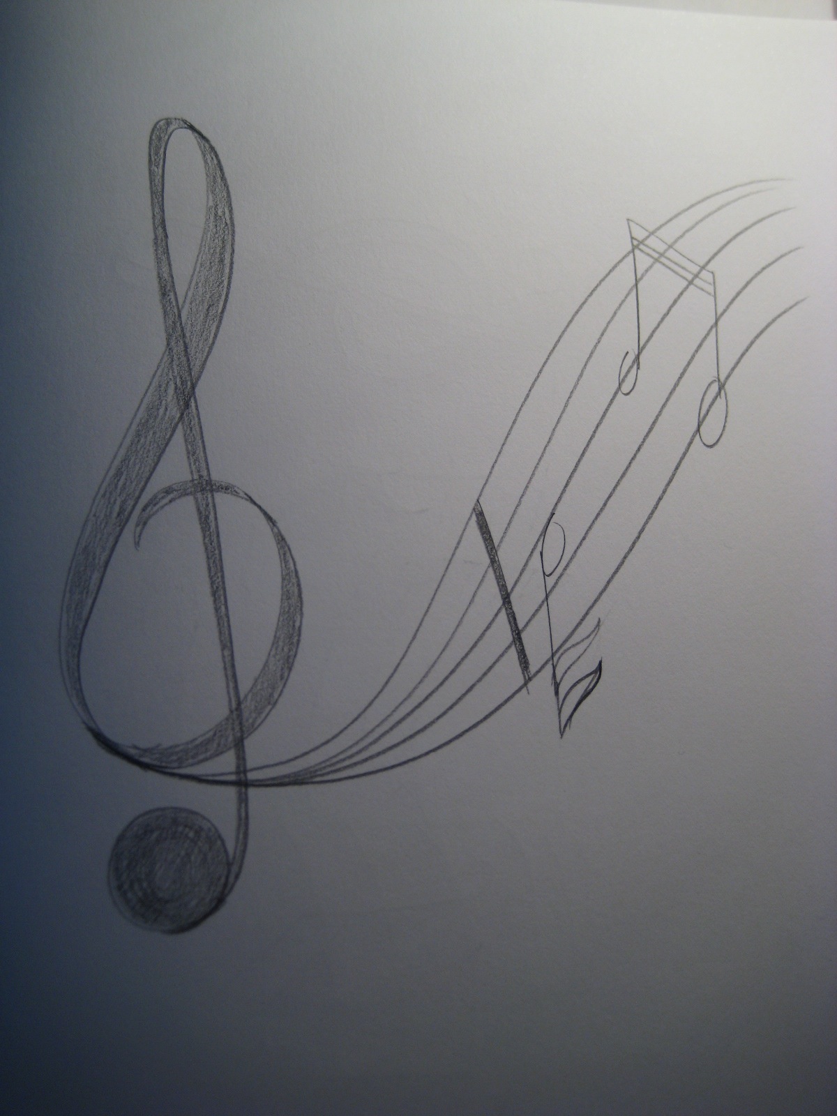 1200x1600 paper riceball weekly sketches nov - Music Staff Drawing