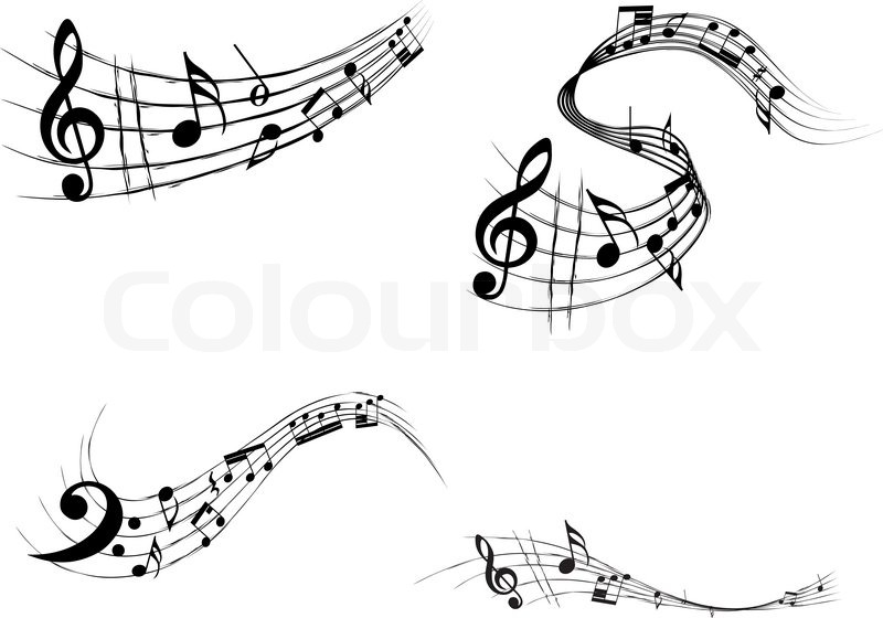 800x560 staff music note - Music Staff Drawing