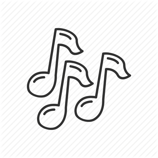 512x512 notes drawing symbol transparent png clipart free download - Music Symbol Drawing