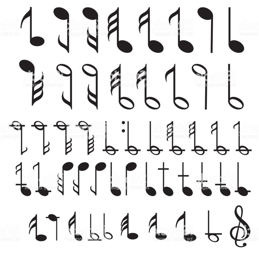 1024x1004 top music note background with symbol icons vector drawing - Music Symbol Drawing