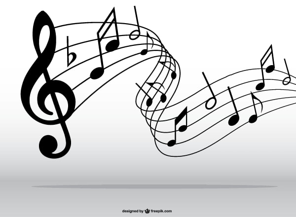 600x440 Come Sing With Us - Music Symbol Drawing
